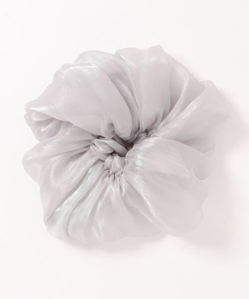 one after another NICE CLAUP（ワンアフターアナザーナイスクラップ）の「ボリュームシュシュ（その他小物・レディース・クリア/ピンク/グレー/オレンジ/ピンク系その他/ホワイト/モカ/シルバー・FREE）」の7枚目の写真