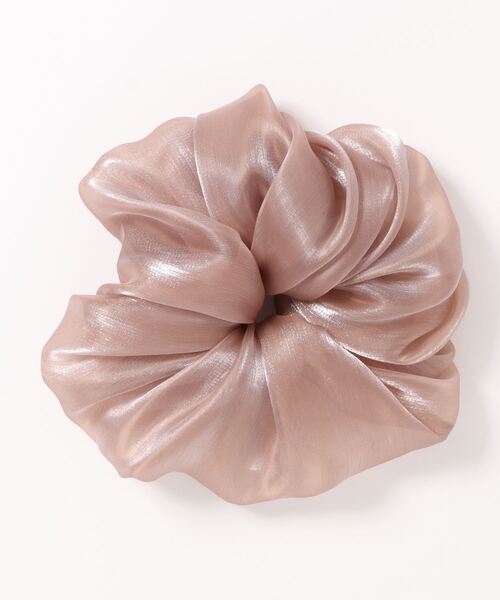 one after another NICE CLAUP（ワンアフターアナザーナイスクラップ）の「ボリュームシュシュ（その他小物・レディース・クリア/ピンク/グレー/オレンジ/ピンク系その他/ホワイト/モカ/シルバー・FREE）」の4枚目の写真