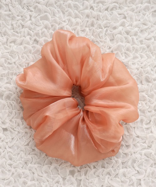 one after another NICE CLAUP（ワンアフターアナザーナイスクラップ）の「ボリュームシュシュ（その他小物・レディース・クリア/ピンク/グレー/オレンジ/ピンク系その他/ホワイト/モカ/シルバー・FREE）」の17枚目の写真