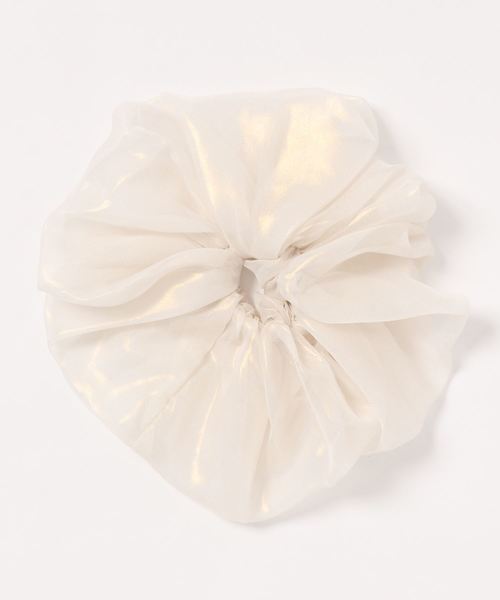 one after another NICE CLAUP（ワンアフターアナザーナイスクラップ）の「ボリュームシュシュ（その他小物・レディース・クリア/ピンク/グレー/オレンジ/ピンク系その他/ホワイト/モカ/シルバー・FREE）」の13枚目の写真