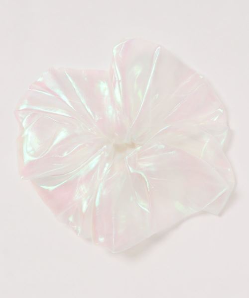 one after another NICE CLAUP（ワンアフターアナザーナイスクラップ）の「ボリュームシュシュ（その他小物・レディース・クリア/ピンク/グレー/オレンジ/ピンク系その他/ホワイト/モカ/シルバー・FREE）」の14枚目の写真