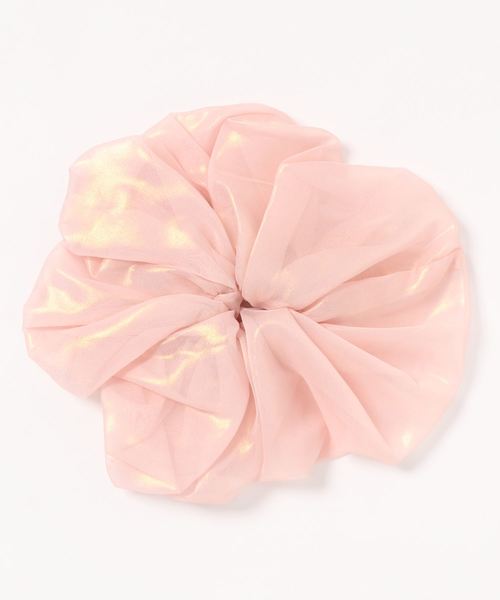 one after another NICE CLAUP（ワンアフターアナザーナイスクラップ）の「ボリュームシュシュ（その他小物・レディース・クリア/ピンク/グレー/オレンジ/ピンク系その他/ホワイト/モカ/シルバー・FREE）」の9枚目の写真