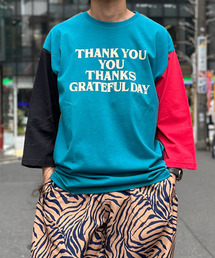 ALDIES | Thank You Half Sleeve T / サンキューハーフスリーブT(Tシャツ/カットソー)