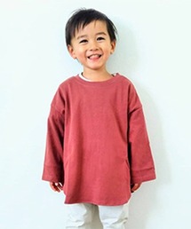 b・ROOM | 【WEB限定】カーブ裾ロング丈Tシャツ(Tシャツ/カットソー)