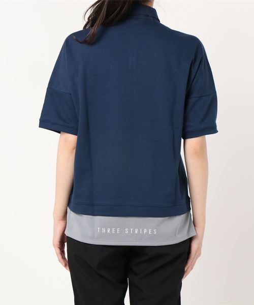 セール】ADICROSS カラーブロック半袖シャツ 【adidas Golf