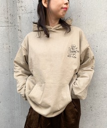 STYLEBLOCK | 裏毛イラストグラフィックプリントビッグパーカー(パーカー)