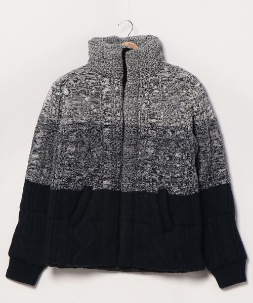 【セール】中綿ニットブルゾン（ブルゾン）｜B.I.D.（ビーアイディー） 8,647円