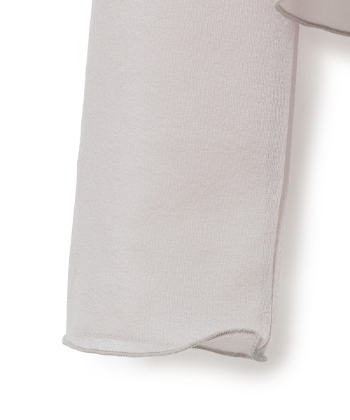 ADAM ET ROPE'(アダムエロペ)の「シアーメローシフォンタートル(Tシャツ/カットソー・レディース・ブラック/モスグリーン/ベージュ系その他・FREE)」の9枚目の写真