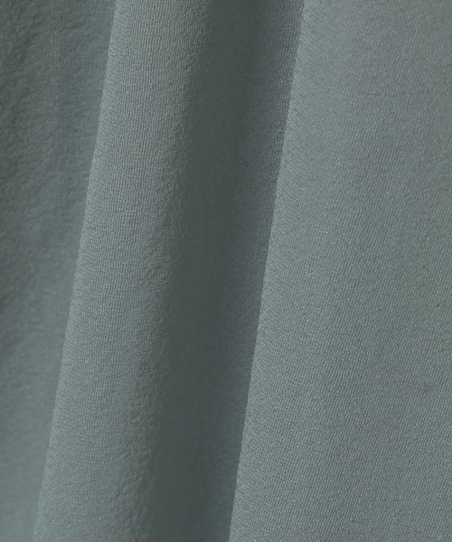 ADAM ET ROPE'(アダムエロペ)の「シアーメローシフォンタートル(Tシャツ/カットソー・レディース・ブラック/モスグリーン/ベージュ系その他・FREE)」の12枚目の写真