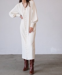 ディープVネックワンピース