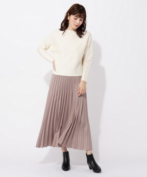 grove(グローブ)の「【S~LL】洗えるガータードルマンニット(ニット/セーター・レディース・ライトグレー/ブラック/オレンジ/ブルー/アイボリー・01/02/03/04)」の16枚目の写真