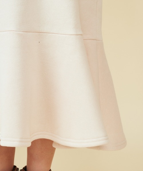 MIIA（ミーア）の「【ZOZO限定】裏起毛マーメイドロングワンピース（ワンピース・レディース・ライトグレー/ブラック/オフホワイト/ブラウン/オレンジ・FREE）」の13枚目の写真