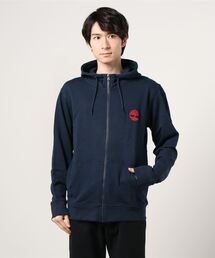 Timberland（ティンバーランド）の「メンズ フルジップ ロゴ フーディー（パーカー・メンズ）」