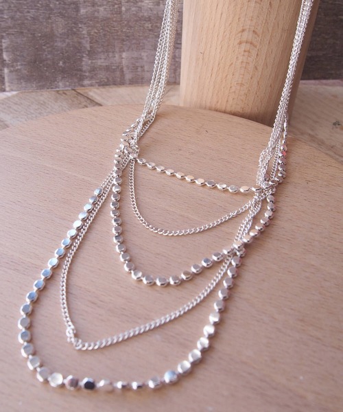 5line Metal Beads Necklace 5ラインメタルビーズネックレス ネックレス Msyuu ミスユー のファッション通販 Zozotown