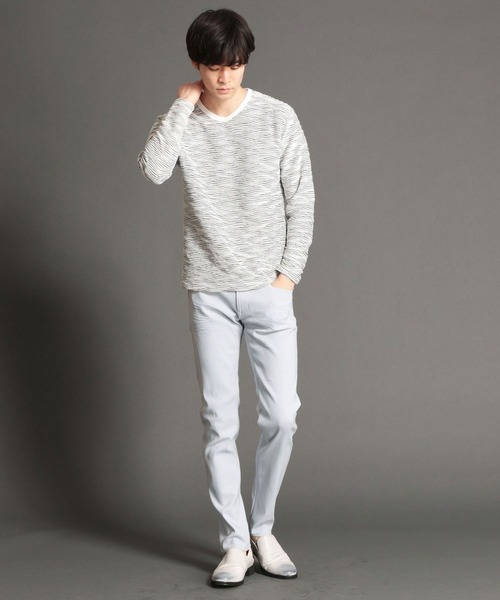 NICOLE CLUB FOR MEN（ニコルクラブフォーメン）の「ハイパーストレッチスキニーパンツ（その他パンツ・メンズ・ホワイト/ベージュ/ブラック/サックスブルー・LARGE/X-LARGE/SMALL/MEDIUM）」の7枚目の写真