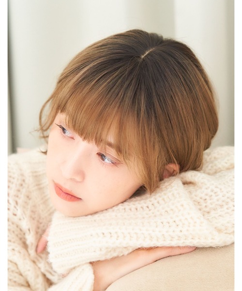 LINEASTORIA(リネアストリア)の「【フルウィッグ・ショート】ラテショート(ウィッグ・レディース・その他1/その他2/その他4/その他5/その他3/ピンク系1/ブラック系1・M)」の18枚目の写真