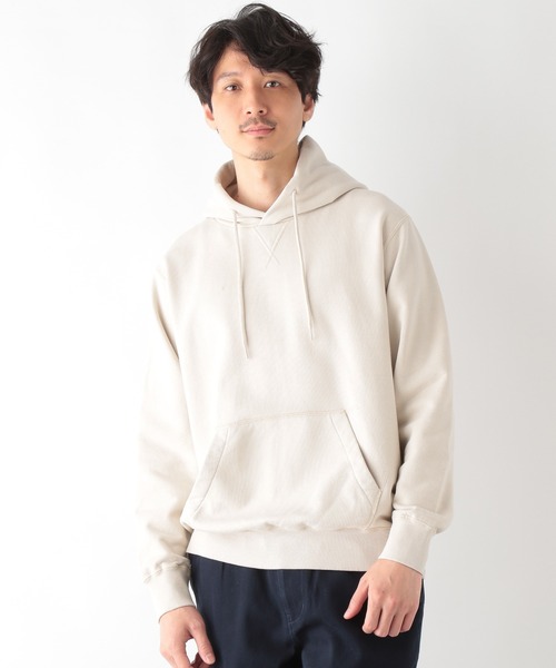 GLOBAL WORK(グローバルワーク)の「製品染め裏毛パーカー/924864(パーカー・メンズ・ミント/ライトベージュ/ホワイト/イエロー・LARGE/MEDIUM/X-LARGE/SMALL)」の3枚目の写真