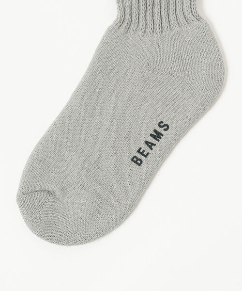 BEAMS（ビームス）の「BEAMS / パイル ２パック ソックス（ソックス/靴下・メンズ・ホワイト/グレー/オフホワイト・ONE SIZE）」の5枚目の写真