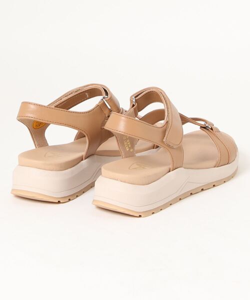 あしながおじさん（アシナガオジサン）の「アシンメトリースポーツサンダル / あしながおじさん（サンダル・レディース・ブラック/ベージュ/アイボリー・LL/S/M/L）」の9枚目の写真