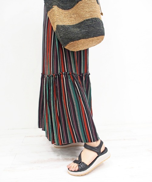 あしながおじさん（アシナガオジサン）の「アシンメトリースポーツサンダル / あしながおじさん（サンダル・レディース・ブラック/ベージュ/アイボリー・LL/S/M/L）」の6枚目の写真