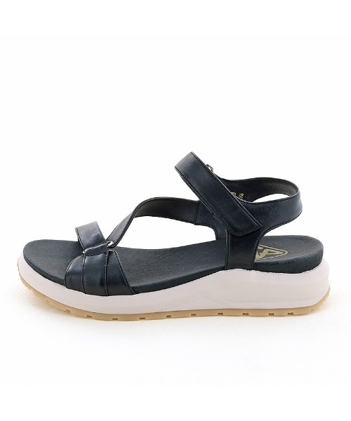 あしながおじさん（アシナガオジサン）の「アシンメトリースポーツサンダル / あしながおじさん（サンダル・レディース・ブラック/ベージュ/アイボリー・LL/S/M/L）」の17枚目の写真