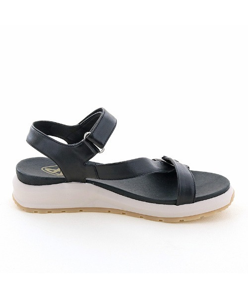 あしながおじさん（アシナガオジサン）の「アシンメトリースポーツサンダル / あしながおじさん（サンダル・レディース・ブラック/ベージュ/アイボリー・LL/S/M/L）」の18枚目の写真