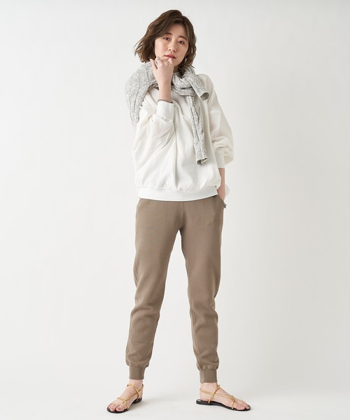 RIVE DROITE（リヴドロワ）の「メランジリブ２WAYカーディガン（カーディガン/ボレロ・レディース・グレー/ベージュ・FREE）」の7枚目の写真