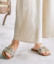 GeeRA | 【21夏新着】バックルデザインフラットサンダル(サンダル)