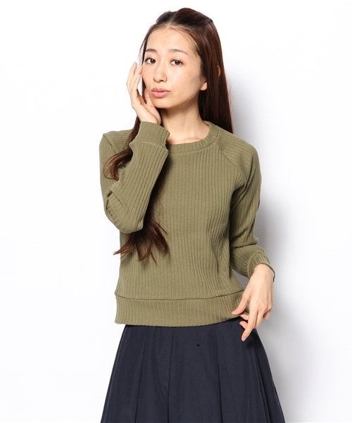 Chico（チコ）の「トタンテレコ長袖P/O（Tシャツ/カットソー・レディース・ホワイト/モスグリーン/ネイビー/グレー・FREE）」の9枚目の写真