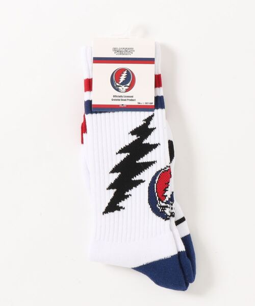 ZENITH（ゼニス）の「【ZENITH】×【GRATEFUL DEAD】SOCKS（ソックス/靴下・レディース・ブラック/その他/ホワイト系その他/ブラック系その他・SMALL）」の2枚目の写真