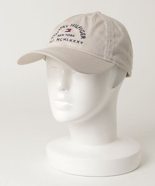 TOMMY HILFIGER（トミーヒルフィガー）の「【TOMMY HILFIGER】トミーヒルフィガー 「LOGO BASEBALL CAP」 ロゴベースボールキャップ（キャップ・メンズ・ブラック/カーキ・FREE）」の6枚目の写真