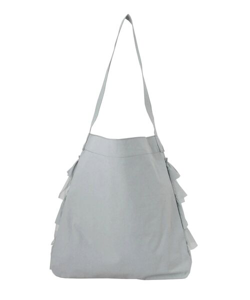 merry jenny（メリージェニー）の「チュールレイヤードフリルトート（トートバッグ・レディース・オフホワイト/ピンク/ブルー・FREE）」の17枚目の写真