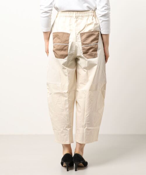 チャイハネ（チャイハネ）の「【チャイハネ】パッチワークコクーンパンツ（その他パンツ・レディース・ホワイト/ブラウン/カーキ・FREE）」の5枚目の写真