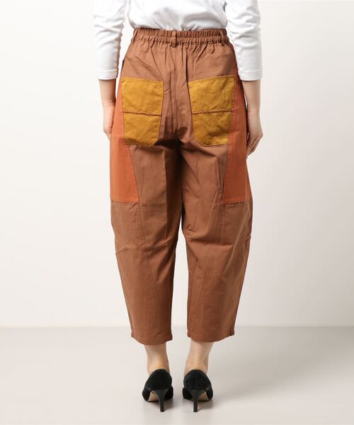 チャイハネ（チャイハネ）の「【チャイハネ】パッチワークコクーンパンツ（その他パンツ・レディース・ホワイト/ブラウン/カーキ・FREE）」の4枚目の写真