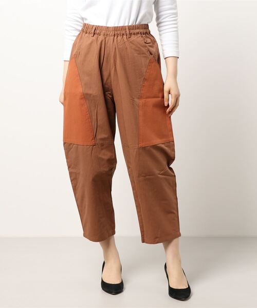 チャイハネ（チャイハネ）の「【チャイハネ】パッチワークコクーンパンツ（その他パンツ・レディース・ホワイト/ブラウン/カーキ・FREE）」の7枚目の写真