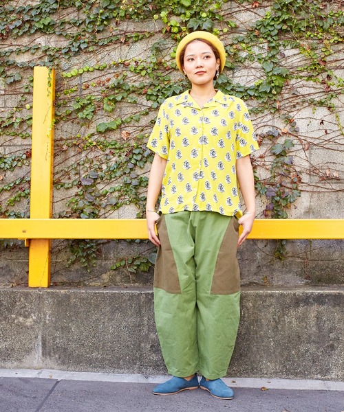 チャイハネ（チャイハネ）の「【チャイハネ】パッチワークコクーンパンツ（その他パンツ・レディース・ホワイト/ブラウン/カーキ・FREE）」の19枚目の写真