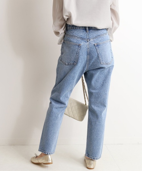 【マリタスデニム×スローブイエナ】ストレートデニム（M)カジュアル　コラボパンツ マリタスデニム×スローブイエナ】ストレートデニム（M
