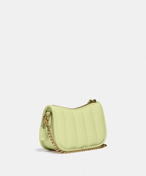 COACH（コーチ）の「スウィンガー 20 ウィズ キルティング（ハンドバッグ・レディース・グリーン系その他・ﾌﾘ-）」の2枚目の写真
