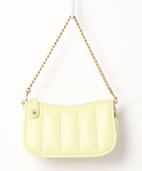 COACH（コーチ）の「スウィンガー 20 ウィズ キルティング（ハンドバッグ・レディース・グリーン系その他・ﾌﾘ-）」の5枚目の写真