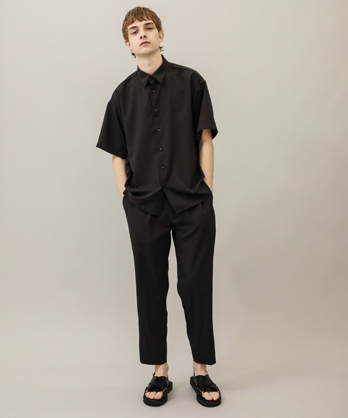 BESPOKE TOKYO(ビスポークトウキョウ)の「【BESPOKE TOKYO】DRY SYSTEM 2PLEATS EASY PANTS(スラックス・メンズ・ストライプ/ブラック/ベージュ/グリーン・1/2/3)」の17枚目の写真