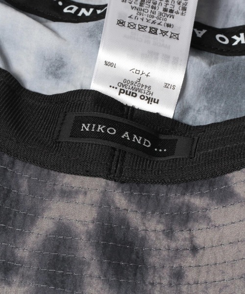 niko and...（ニコアンド）の「タイダイプリントハット（ハット・メンズ・ブラック/オリーブ/ブルー・FREE）」の16枚目の写真