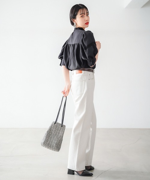 PAGEBOY（ページボーイ）の「キリカエレースボリュームブラウス（シャツ/ブラウス・レディース・オフホワイト/ブラック/オリーブ・FREE）」の20枚目の写真