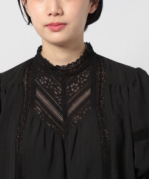 PAGEBOY（ページボーイ）の「キリカエレースボリュームブラウス（シャツ/ブラウス・レディース・オフホワイト/ブラック/オリーブ・FREE）」の5枚目の写真