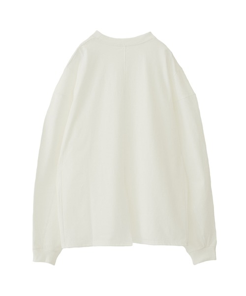 MATURED(マチュアード)の「【MATURED】Square shoulder tee(スクエアショルダーティー)(Tシャツ/カットソー・レディース・ホワイト/ブルー・FREE)」の14枚目の写真