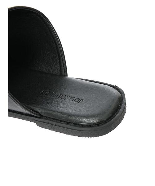 koe（コエ）の「スクエアトゥトングサンダル*（サンダル・レディース・ブラック/ベージュ・M/L）」の13枚目の写真