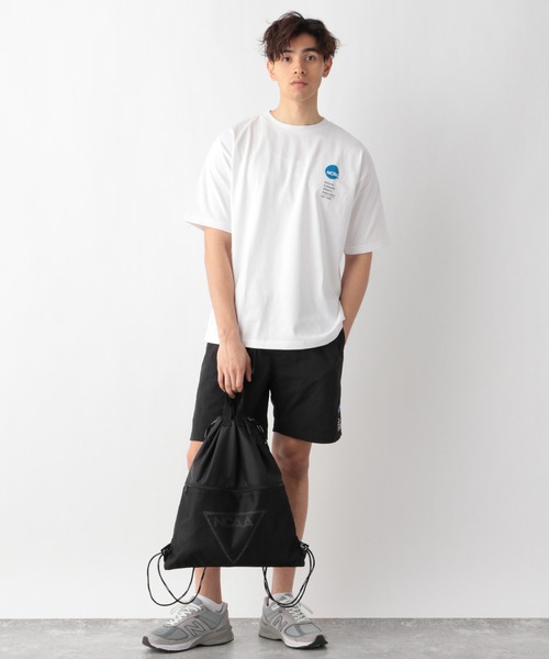 GLOBAL WORK(グローバルワーク)の「【NCAA】ハーフパンツ/928269(その他パンツ・メンズ・ブラック・MEDIUM/LARGE)」の2枚目の写真