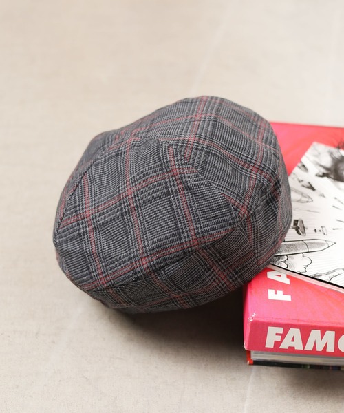 Gloria Cords(グロリアコード)の「【Gloria Cordes】パネルベレー(ハンチング/ベレー帽・レディース・チャコールグレー/グレー・FREE)」の2枚目の写真