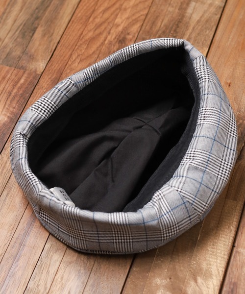 Gloria Cords(グロリアコード)の「【Gloria Cordes】パネルベレー(ハンチング/ベレー帽・レディース・チャコールグレー/グレー・FREE)」の4枚目の写真