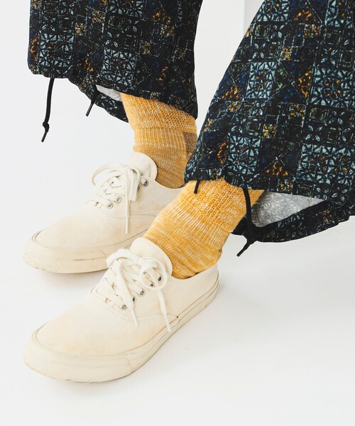 BEAMS PLUS（ビームスプラス）の「BEAMS PLUS / アウトドアソックス（ソックス/靴下・メンズ・ネイビー/イエロー/グリーン/グレー/ナチュラル・ONE SIZE）」の12枚目の写真