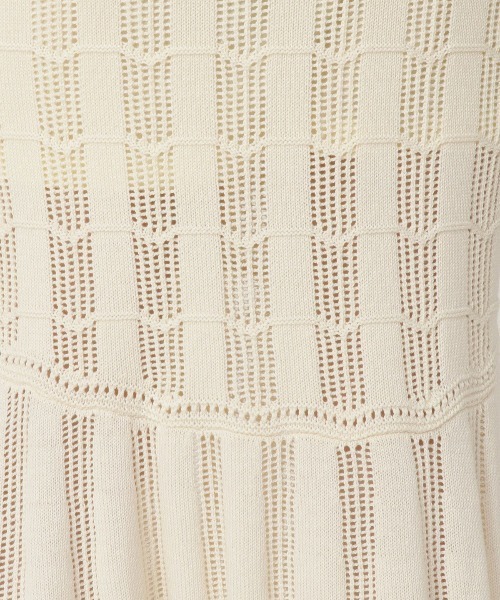 REDYAZEL（レディアゼル）の「透かし編みマーメイドスカート（スカート・レディース・ベージュ/サックスブルー/ブラック・FREE）」の12枚目の写真